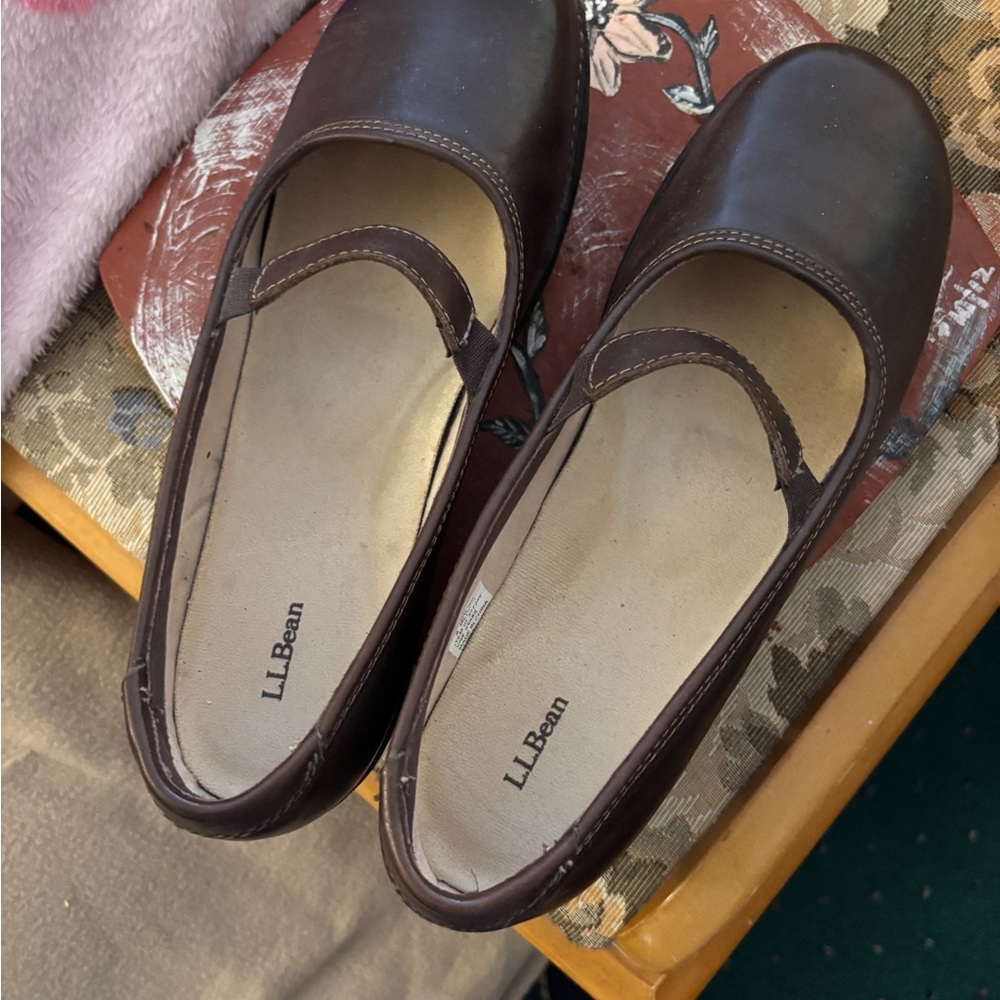 L.L. Bean Brown Flats Comfortable Loafers